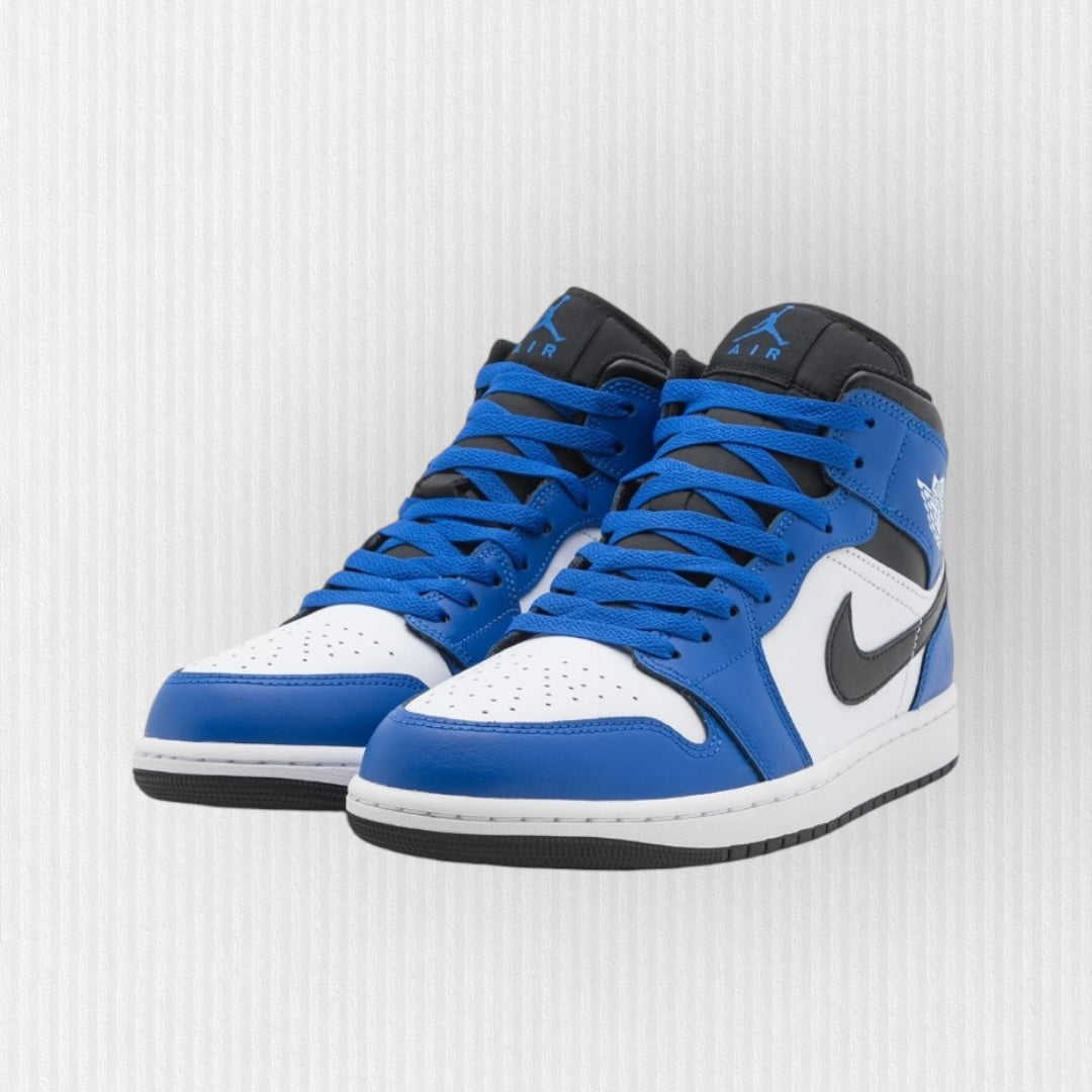 Nike AIR JORDAN 1 MID - Game Royal/Black/White
