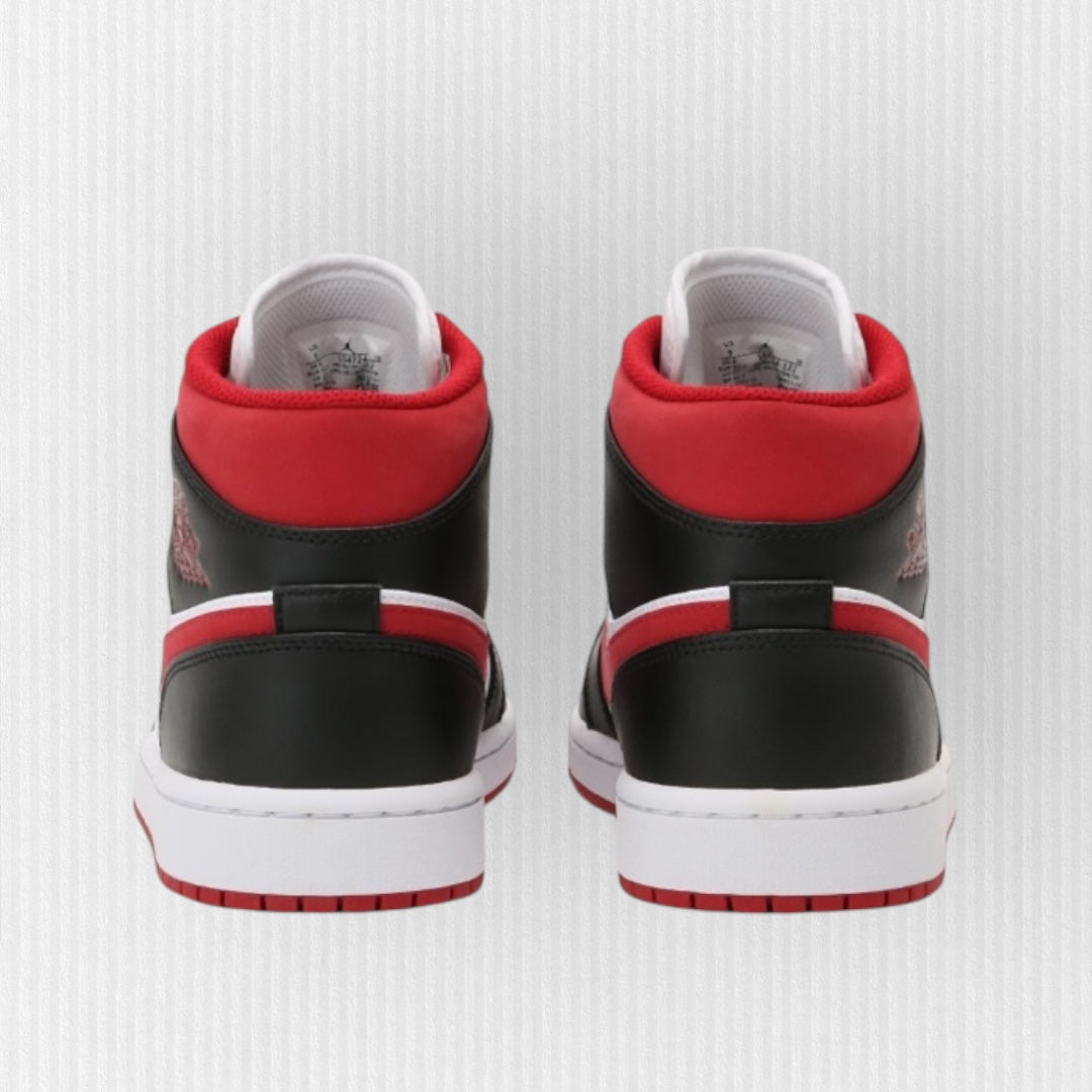 Nike AIR JORDAN 1 MID - White/Gym Red/Black