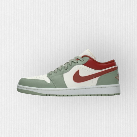 Nike AIR JORDAN 1 - Sail/Jade Horizon/Pure Platinum/Summit White/Redstone