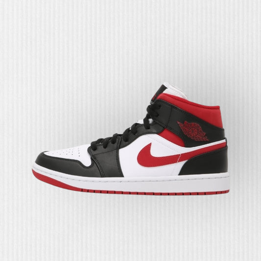 Nike AIR JORDAN 1 MID - White/Gym Red/Black