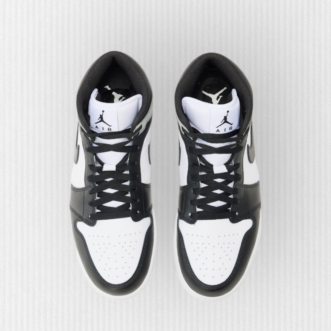 Nike AIR JORDAN 1 MID - White/Black/It Smoke Grey