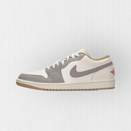 Nike AIR JORDAN 1 - Sail/Fire Red/College Grey/Hemp/Pale Ivory
