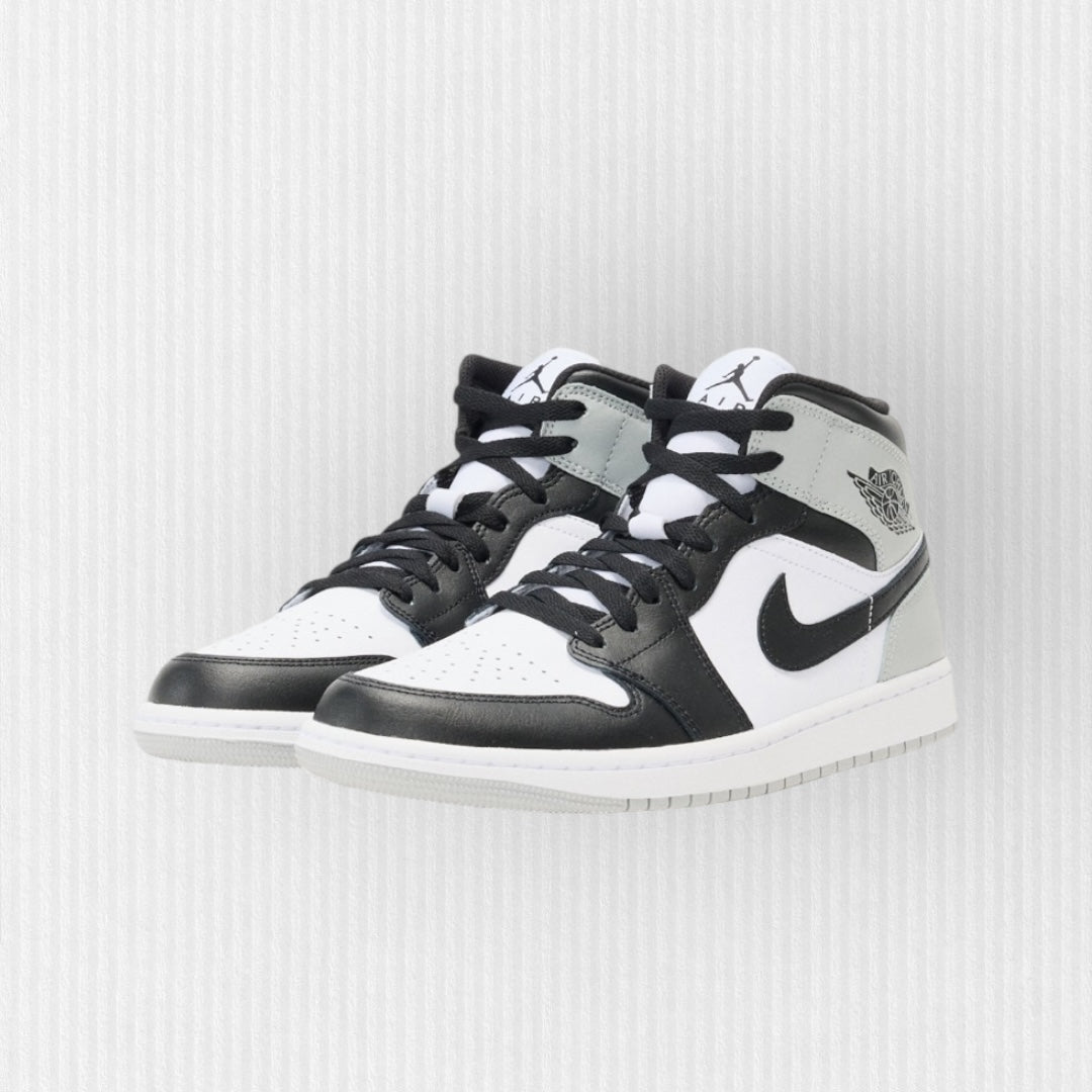 Nike AIR JORDAN 1 MID - White/Black/It Smoke Grey