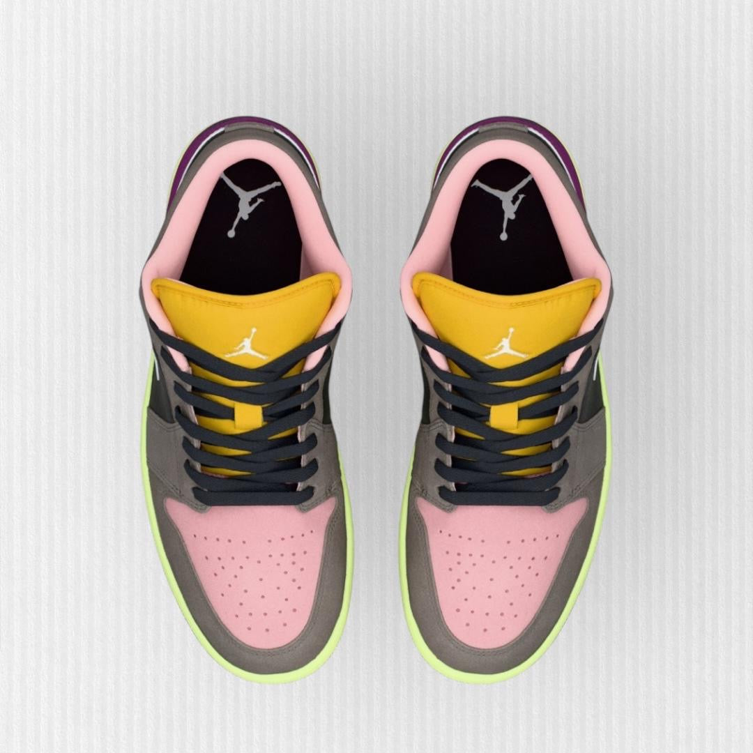 Nike Air Jordan 1 SE - Oil Grey/White/Cave Stone/Arctic Punch Viotech/Dark Sulfur
