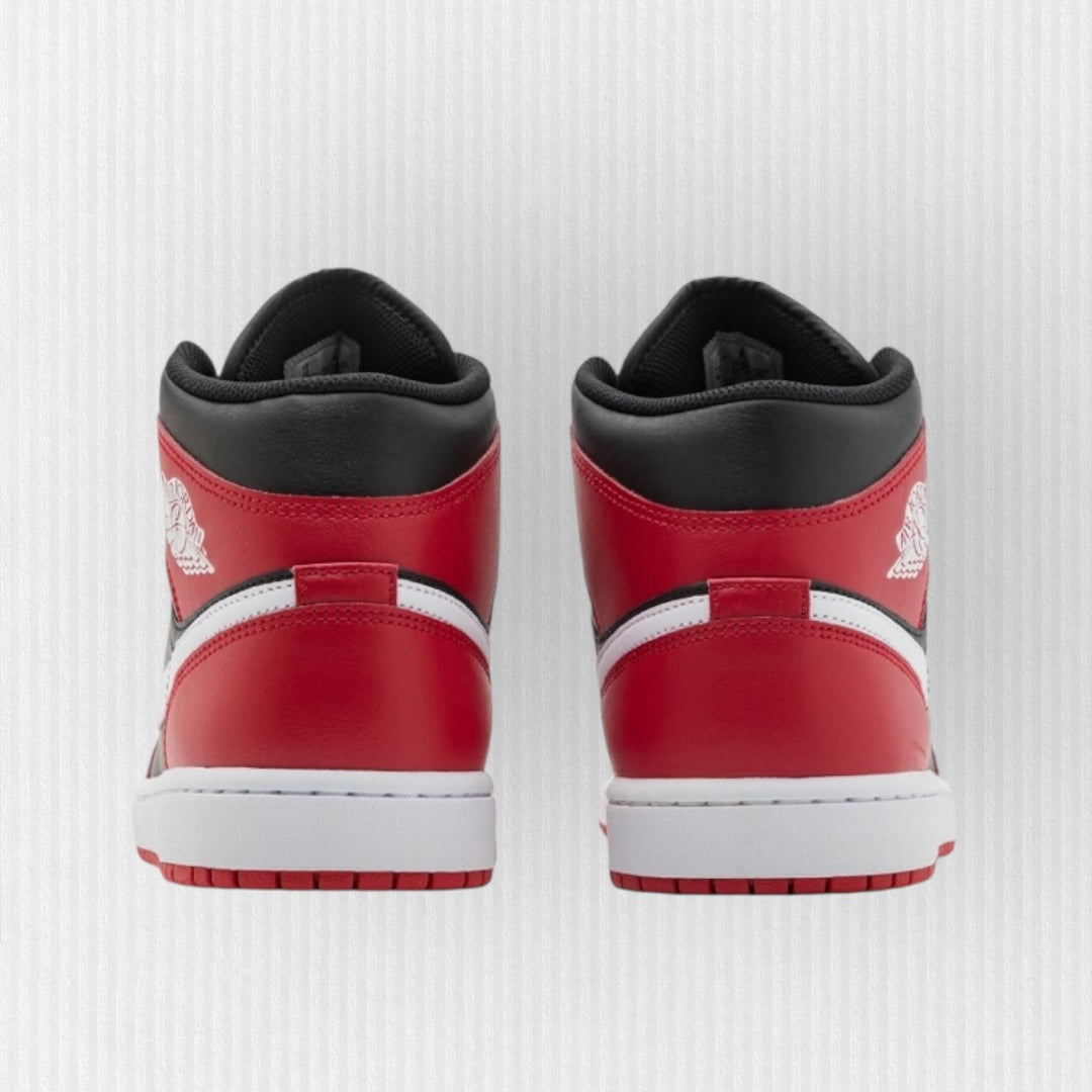 Nike AIR JORDAN 1 MID - Black/White/Gym Red