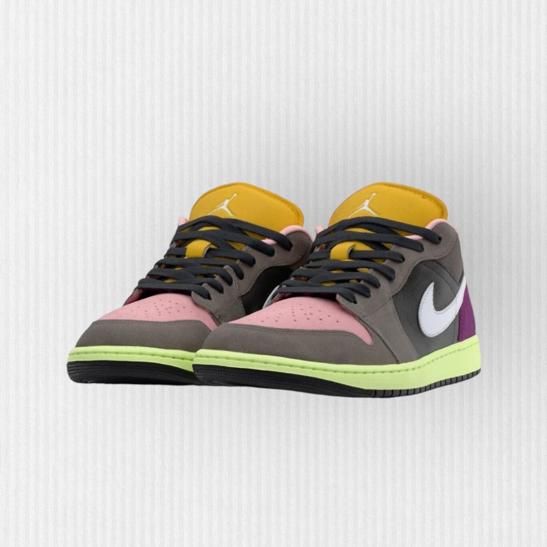 Nike Air Jordan 1 SE - Oil Grey/White/Cave Stone/Arctic Punch Viotech/Dark Sulfur
