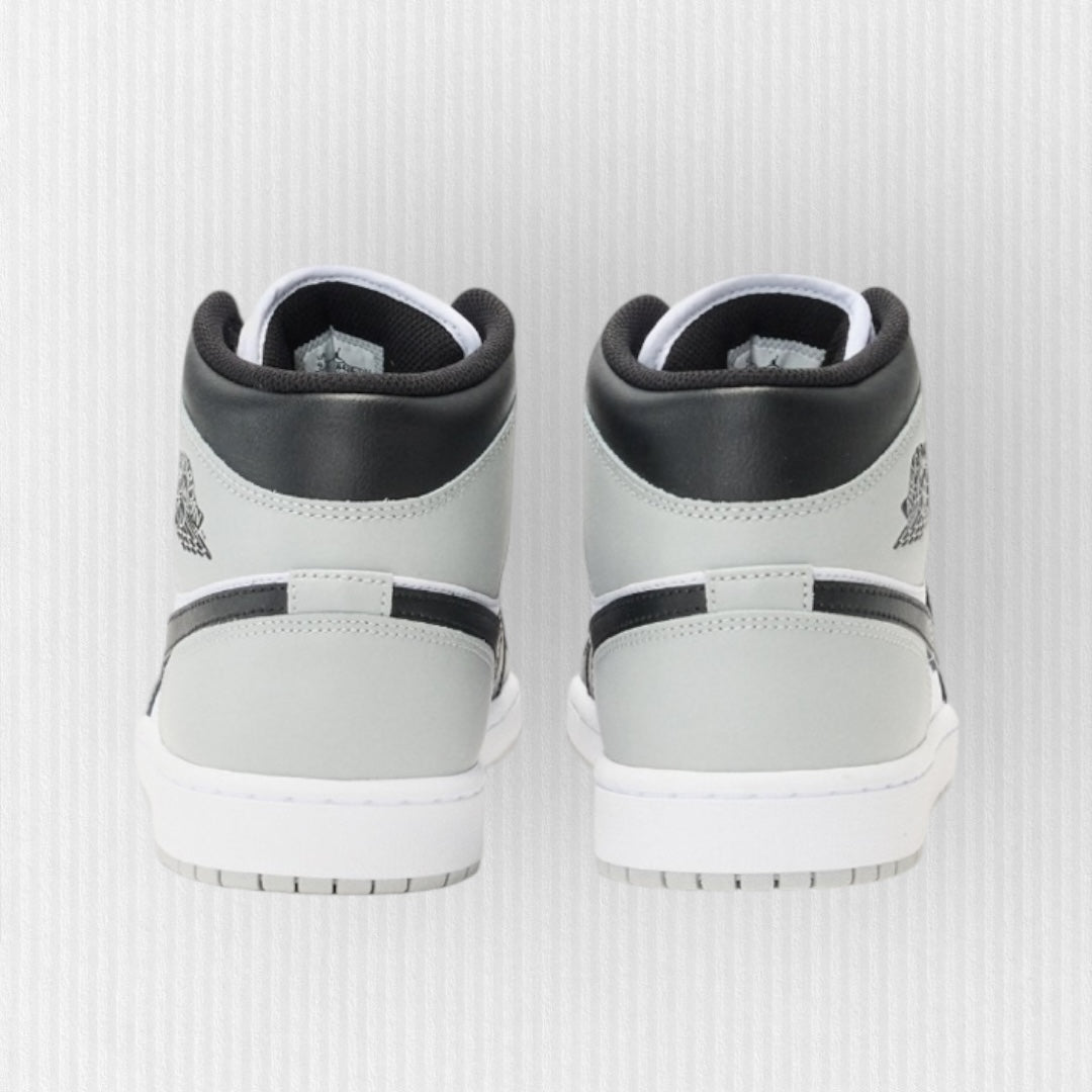 Nike AIR JORDAN 1 MID - White/Black/It Smoke Grey